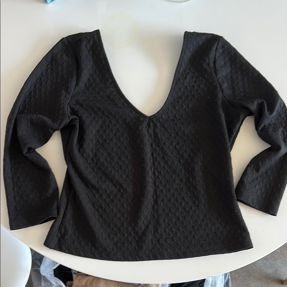 Elegant Black Women's Top